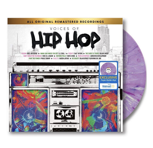 Voices of Hip Hop Purple Vinyl, Purple Marble Colored Record