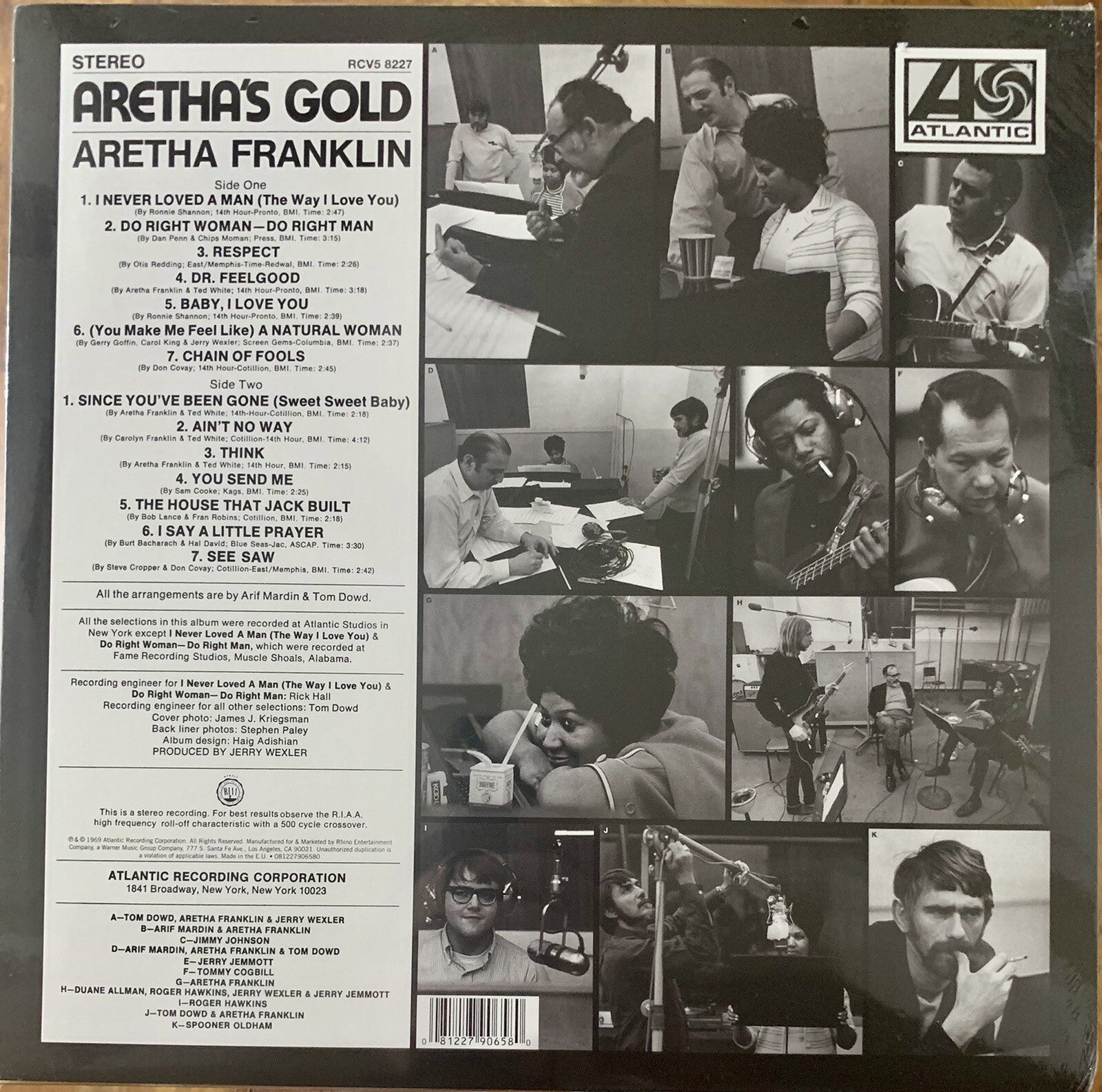 Aretha Franklin Aretha Gold Exclusive Limited Edition Lemon Lime Yellow Vinyl LP
