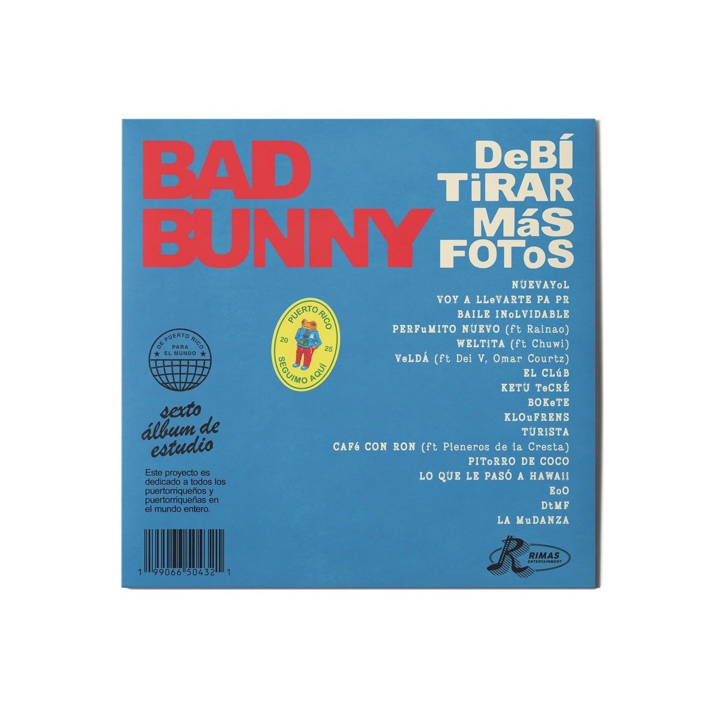 Bad Bunny - DTMF - Debi Tirar Mas Fotos Double  Blue Vinyl Gatefold - SEALED