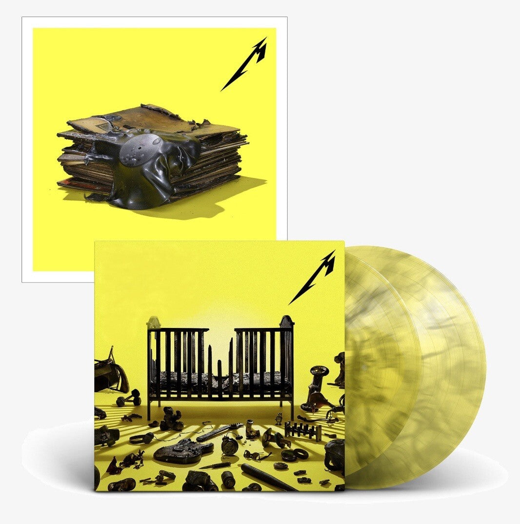 Metallica - 72 Seasons 2023 YELLOW/BLACK SWIRL 2xLP LIMITED ED. Vinyl w/Litho
