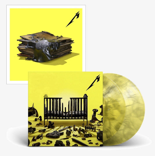 Metallica - 72 Seasons 2023 YELLOW/BLACK SWIRL 2xLP LIMITED ED. Vinyl w/Litho