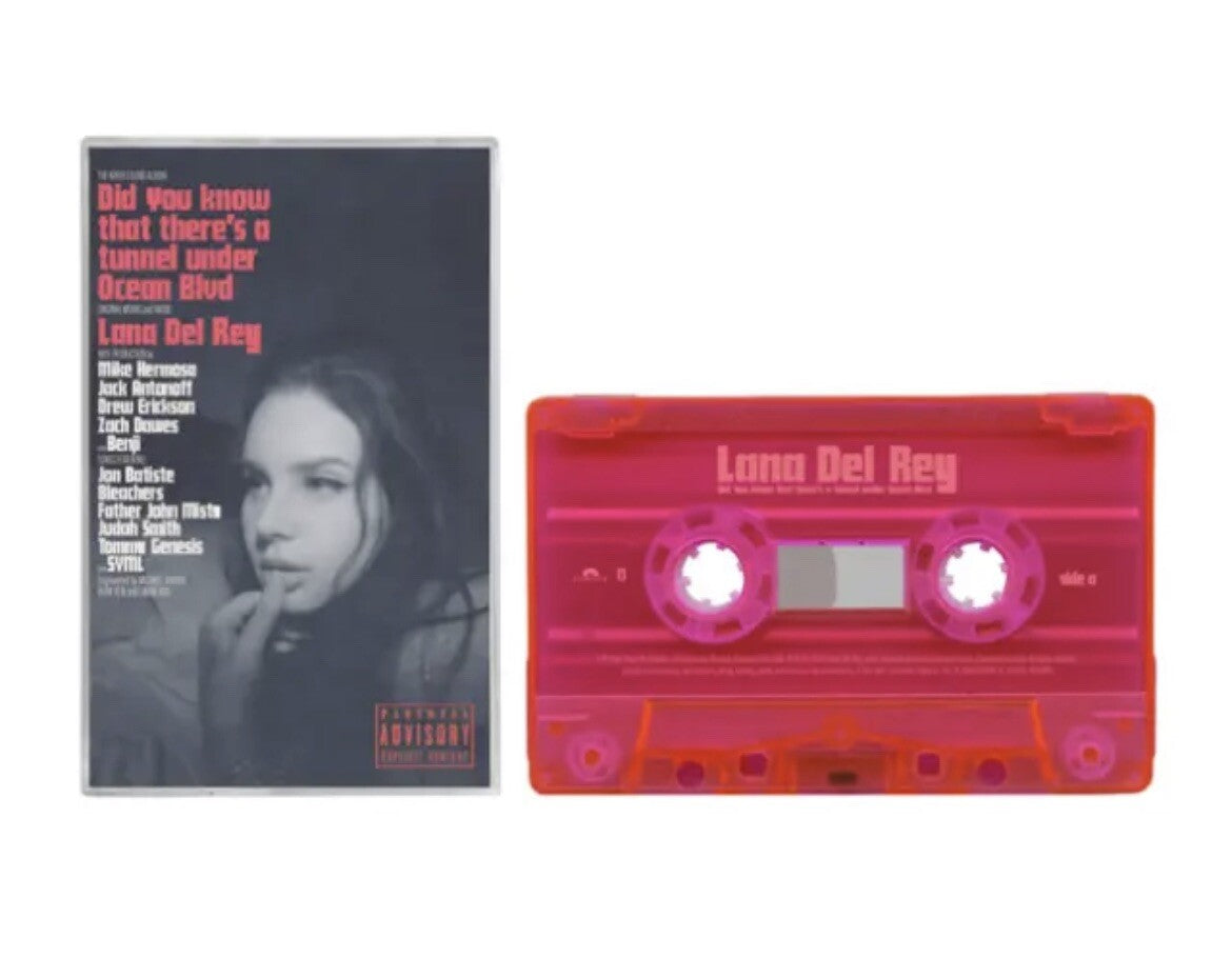 LANA DEL REY - Did you know there’s a tunnel (Transluscent Pink CASSETTE Tape)