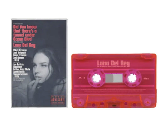 LANA DEL REY - Did you know there’s a tunnel (Transluscent Pink CASSETTE Tape)
