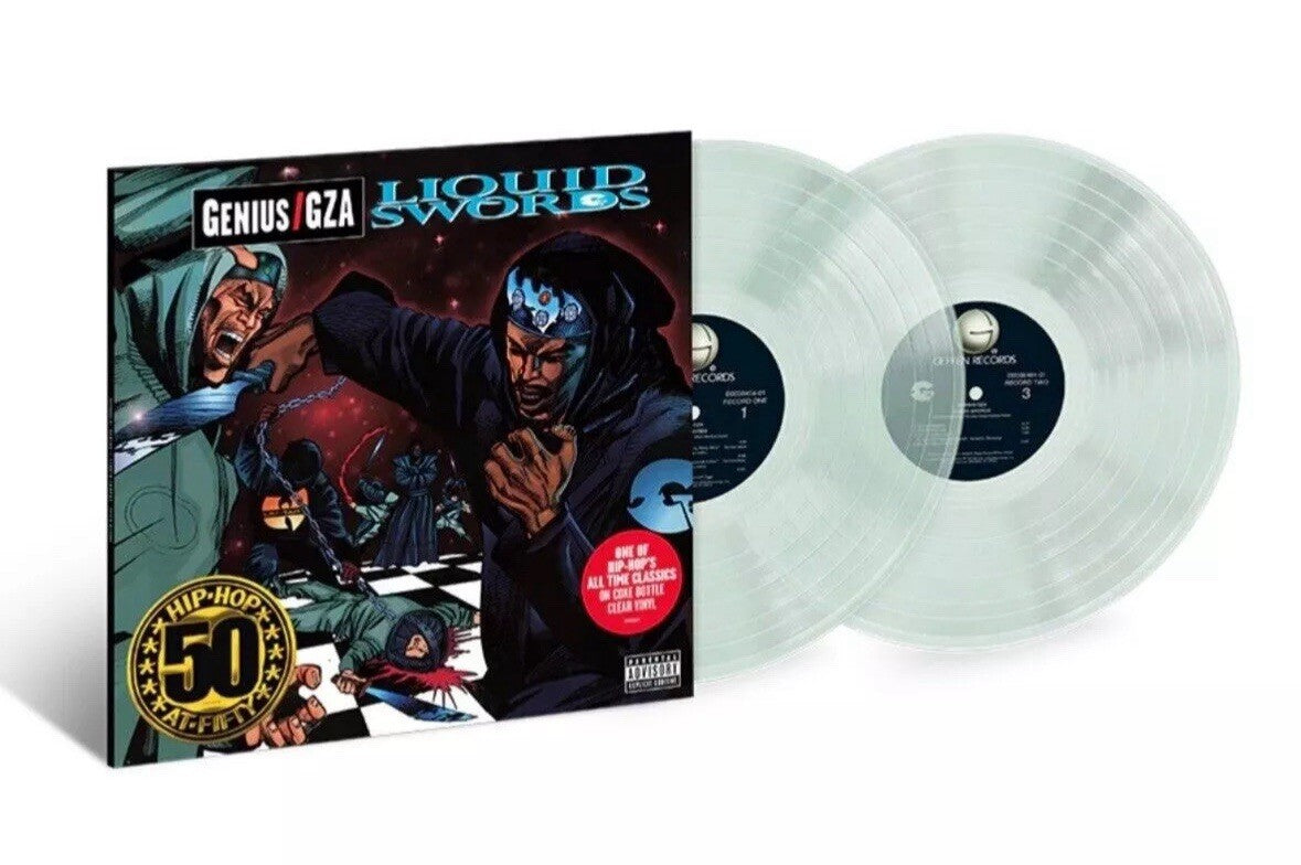 Genius / GZA - Liquid Swords, Coke Bottle Clear Color Vinyl 2LP, NEW/SEALED