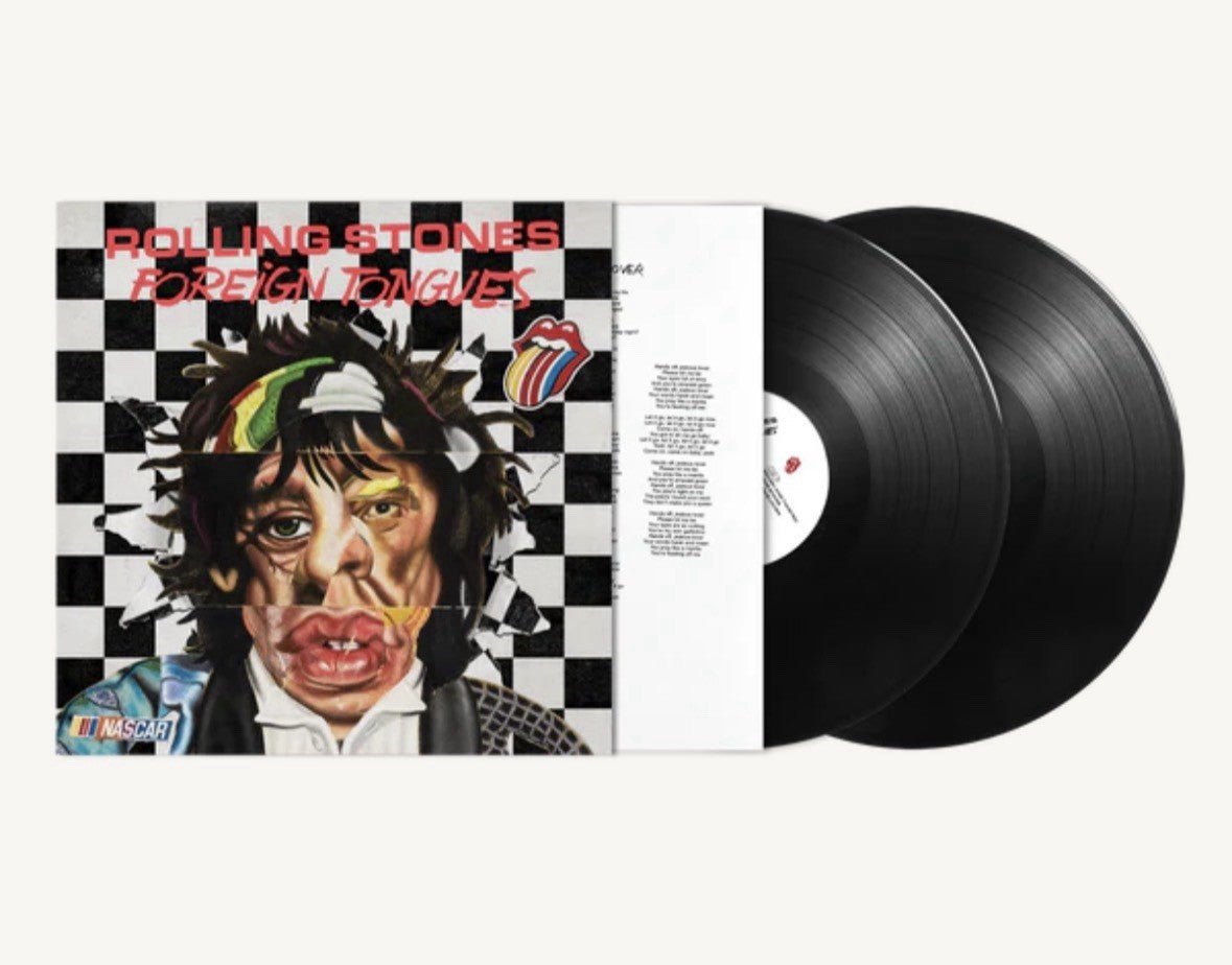 The Rolling Stones - Foreign Tongues X NASCAR Checkered Flag, 2LP Vinyl