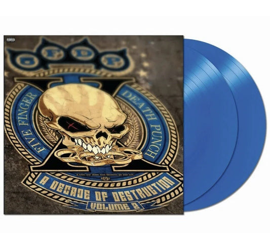 Five Finger Death Punch - A Decade Of Destruction Vol 2 - 2LP Blue Vinyl Record