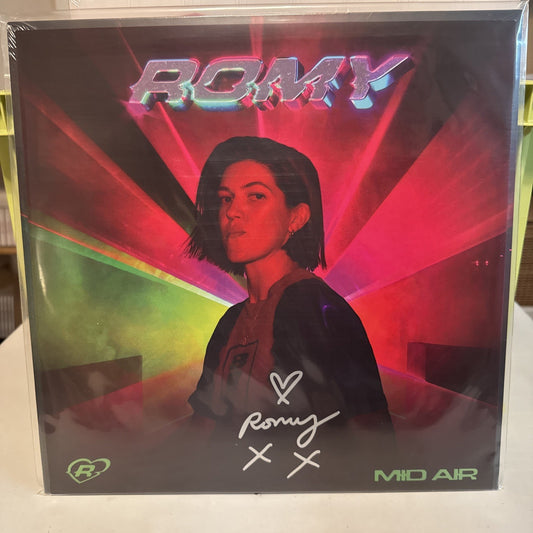 Romy - Mid Air Vinyl (SIGNED) Neon Pink LP New Unplayed 12"