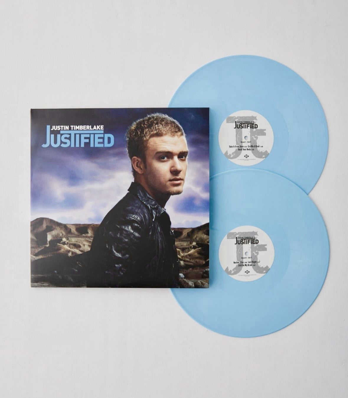 Justin Timberlake Vinyl, Justified Record, Blue 2LP