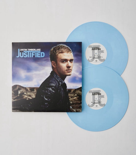 Justin Timberlake Vinyl, Justified Record, Blue 2LP