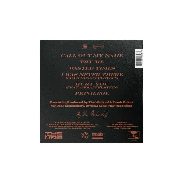 The Weeknd - My Dear Melancholy (Vinyl LP)