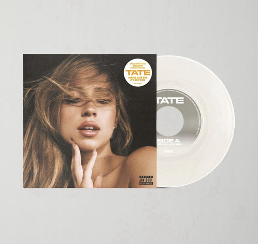 TATE MCRAE - Purple Lace Bra/Its Okay, I’m Okay, Opaque White 7” Vinyl