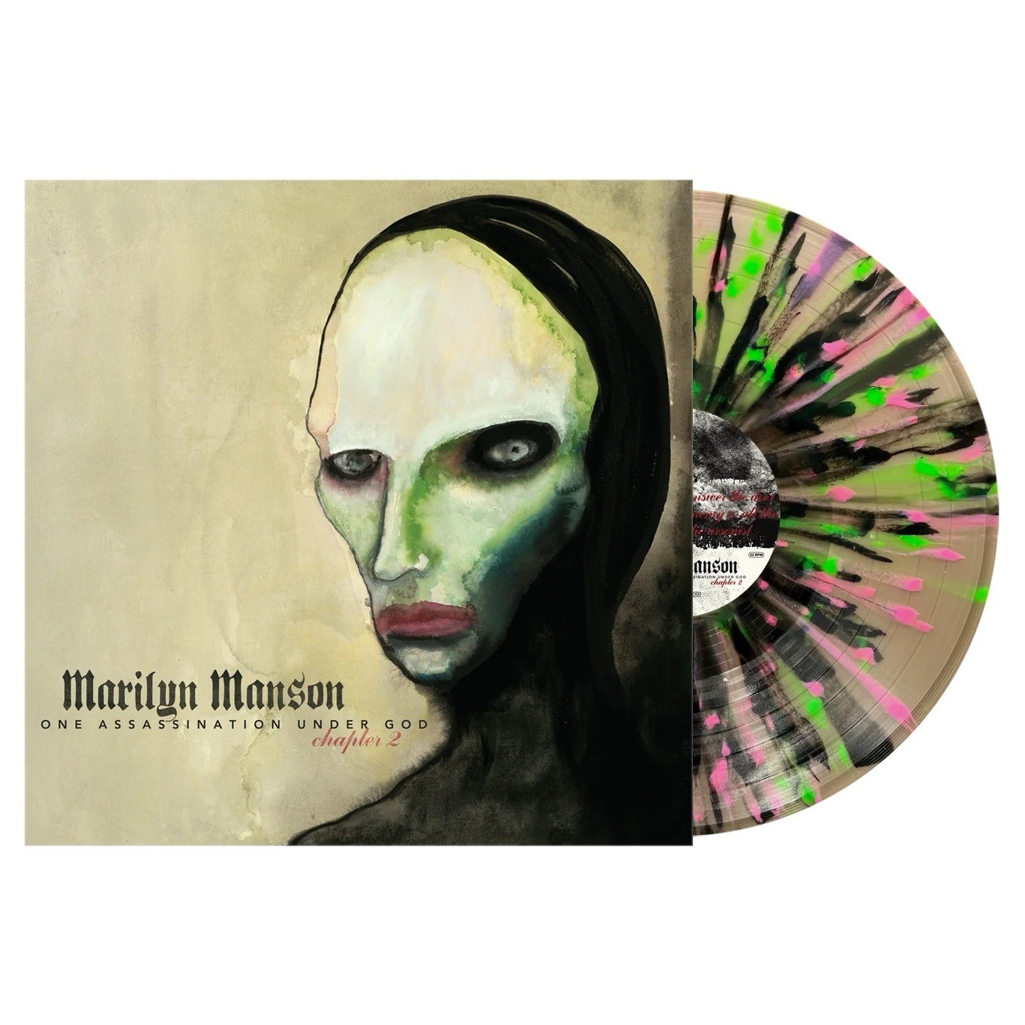 Marilyn Manson One Assassination Under God Chapter 2 Multicolor Splatter Presale