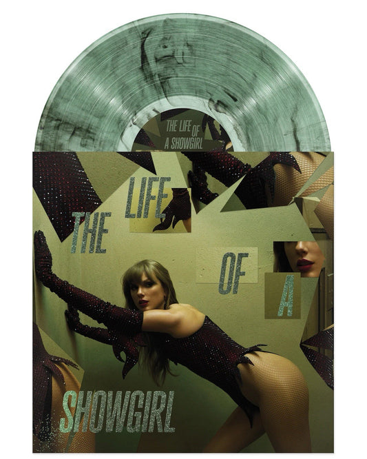 Taylor Swift The Life Of A Showgirl: Shiny Bug Wintergreen Onyx Marbled Vinyl