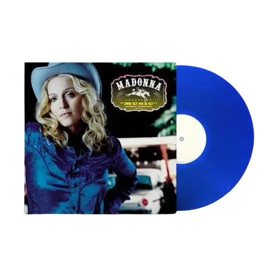 Madonna – Music, Blue Vinyl LP (Import) New