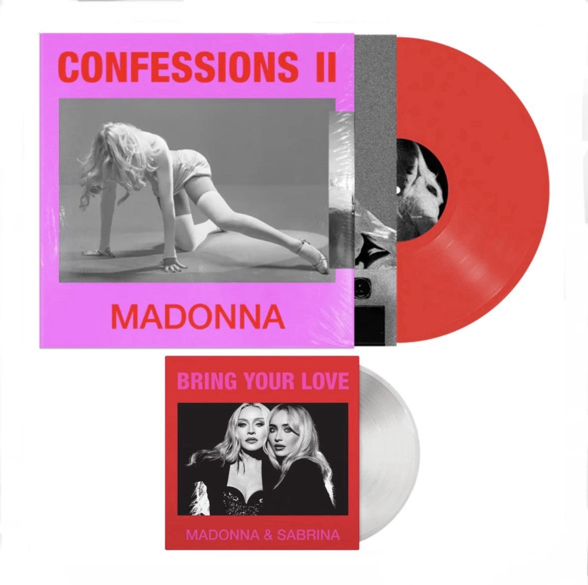 Madonna CONFESSIONS II – 12-track Standard Vinyl LP + Bring Your Love 7" LP