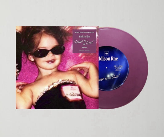 Addison Rae - Fame Is A Gun (Limited UO Exclusive Purple 7" Vinyl) SEALED
