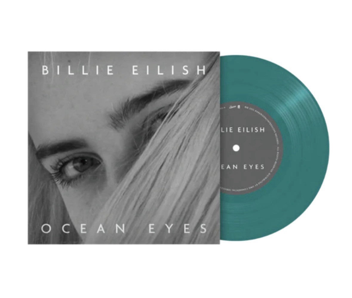 Billie Eilish - Ocean Eyes 7" Etched Vinyl Translucent Turquoise