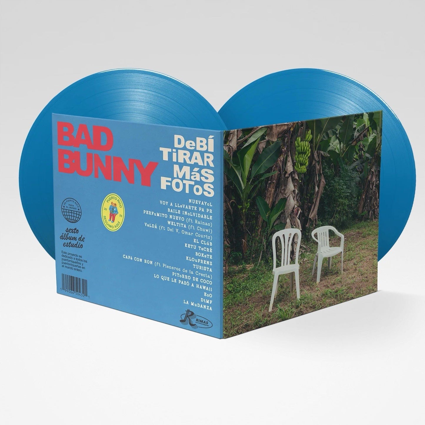 Bad Bunny - DTMF - Debi Tirar Mas Fotos Double  Blue Vinyl Gatefold - SEALED