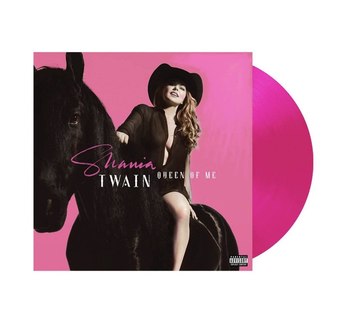 Shania Twain Queen of Me Exclusive Limited Edition Neon Pink Colored Vinyl LP