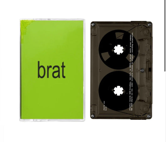 Charli XCX -BRAT (2000 Made) Limited translucent black cassette, New/Sealed