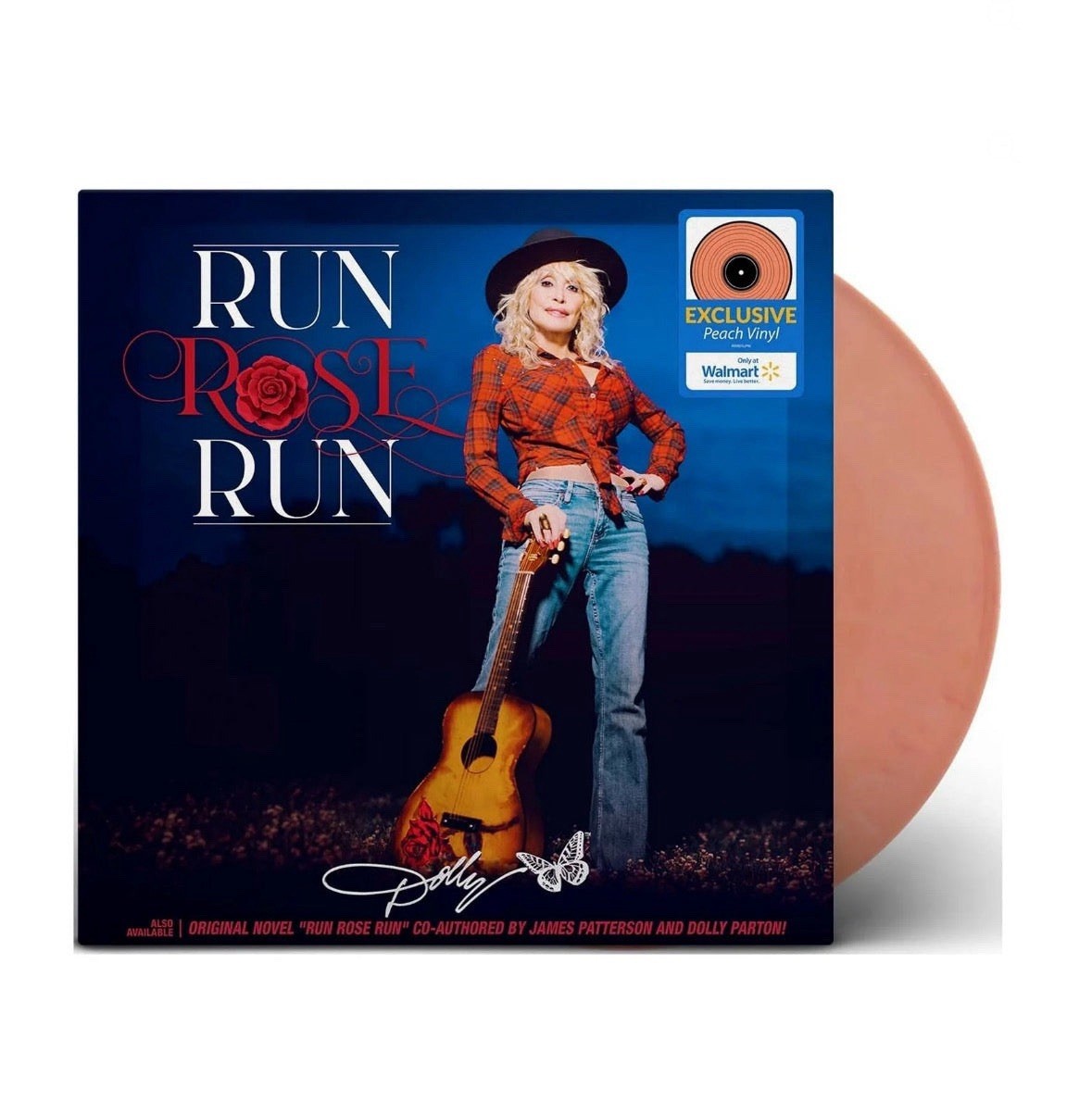 Dolly Parton - Run, Rose, Run; Exclusive Peach Color Vinyl LP