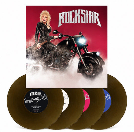Dolly Parton - ⭐️Rockstar⭐️ Clear Smoky Vinyl