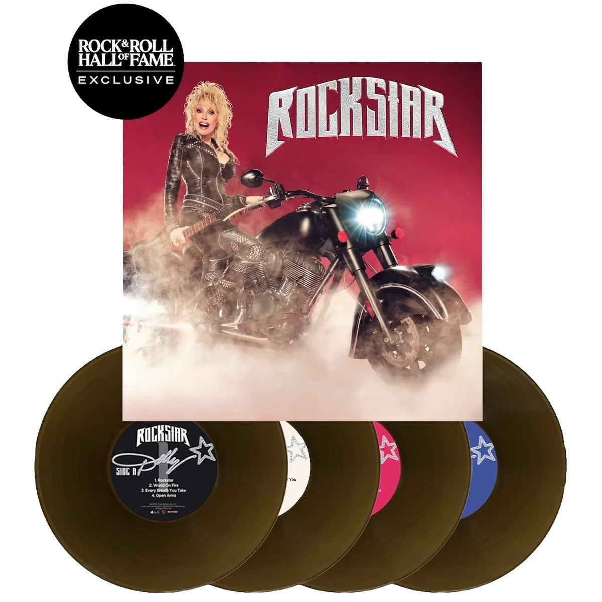 Dolly Parton - ⭐️Rockstar⭐️ Clear Smoky Vinyl