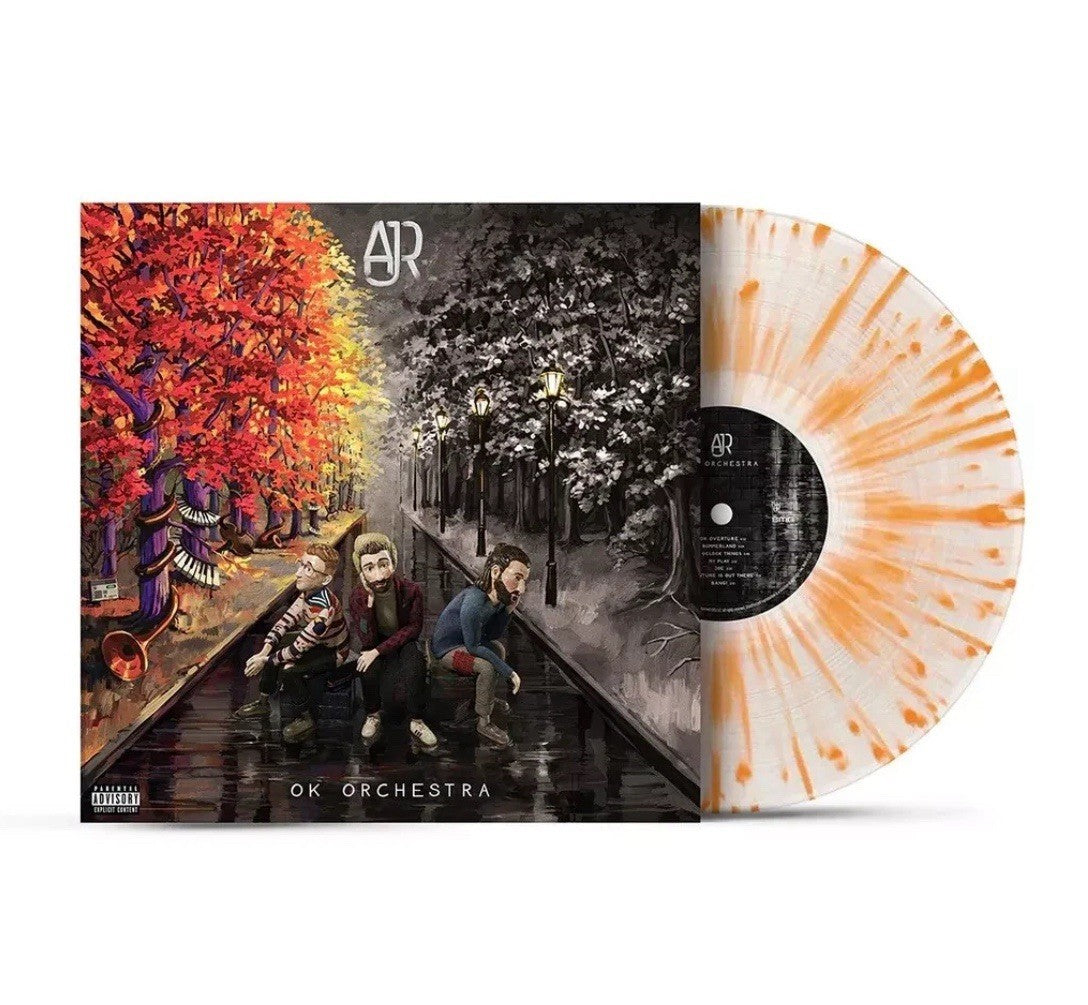 Ok Orchestra (Clear with Orange Splatter Vinyl) - AJR