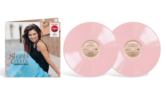 Shania Twain Greatest Hits Exclusive Limited Baby Pink Colored Vinyl 2XLP Record