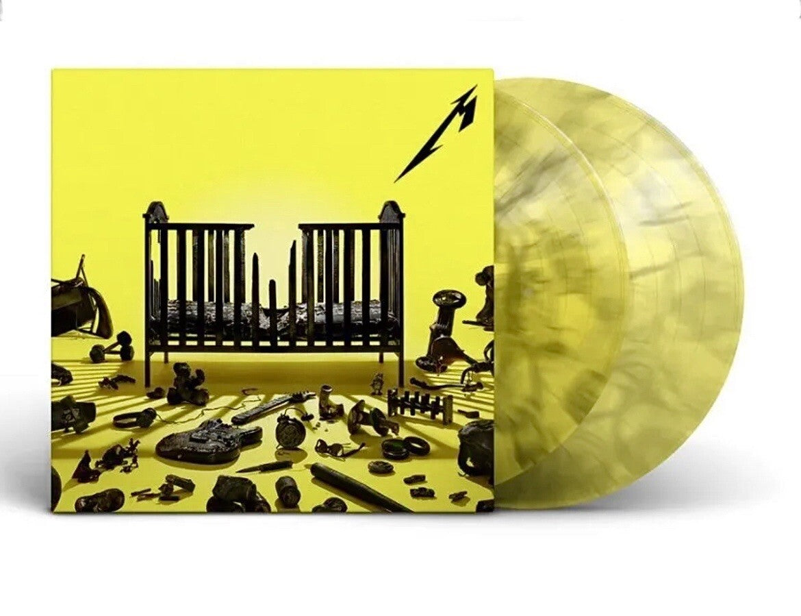 Metallica - 72 Seasons 2023 YELLOW/BLACK SWIRL 2xLP LIMITED ED. Vinyl w/Litho