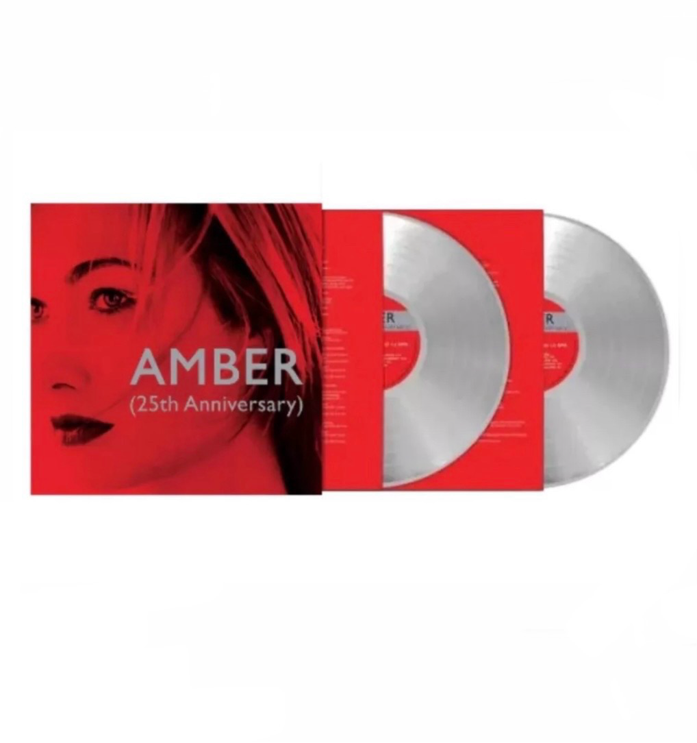 Amber - Amber 25th Anniversary Exclusive Limited Edition Metallic Silver Color Vinyl 2LP Record