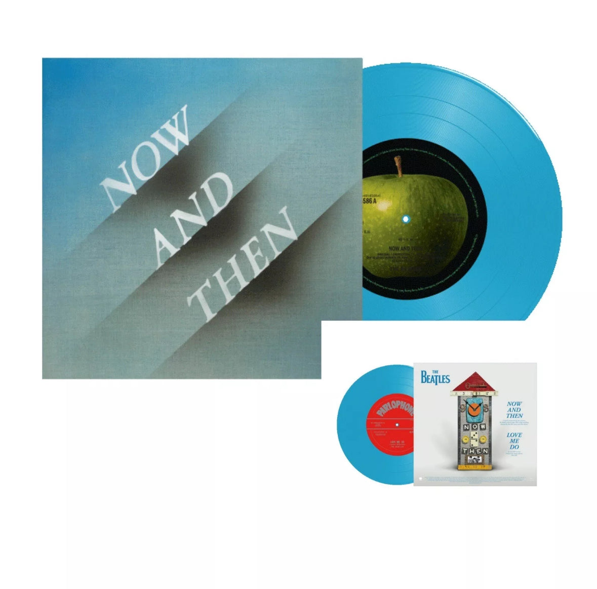The Beatles - NOW AND THEN 7'' 45rpm Limited Edition Blue Vinyl