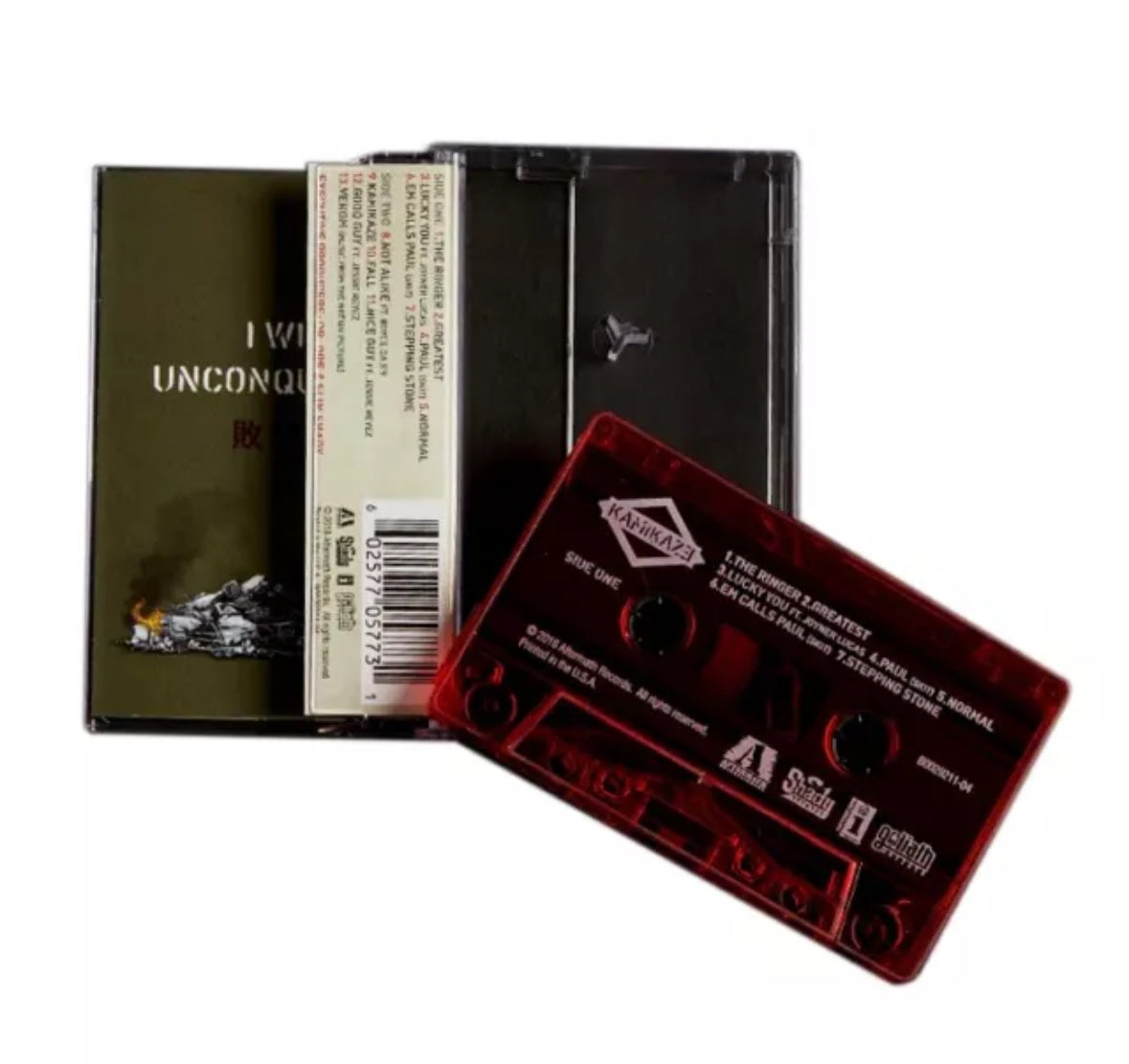 EMINEM- Kamikaze, Translucent Red Cassette