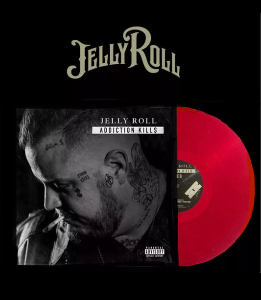 Jelly Roll - Addiction Kills, Exclusive Limited Edition Crimson Red Vinyl LP