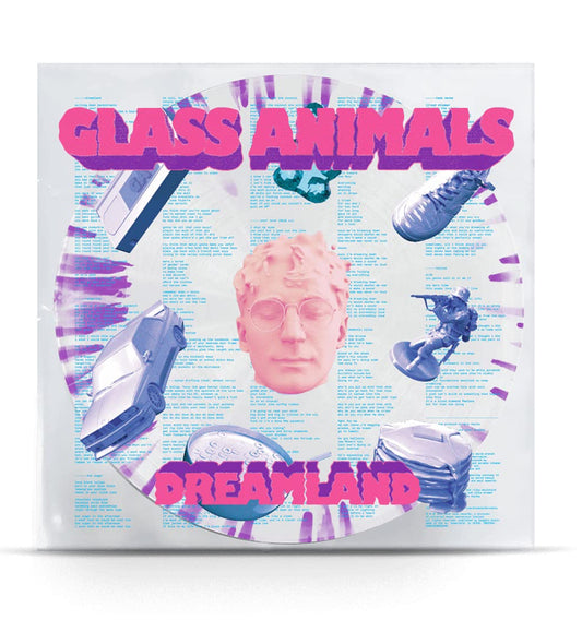 Glass Animals - Dreamland - Exclusive Limited Edition Clear w/ Purple Splatter Colored Vinyl LP