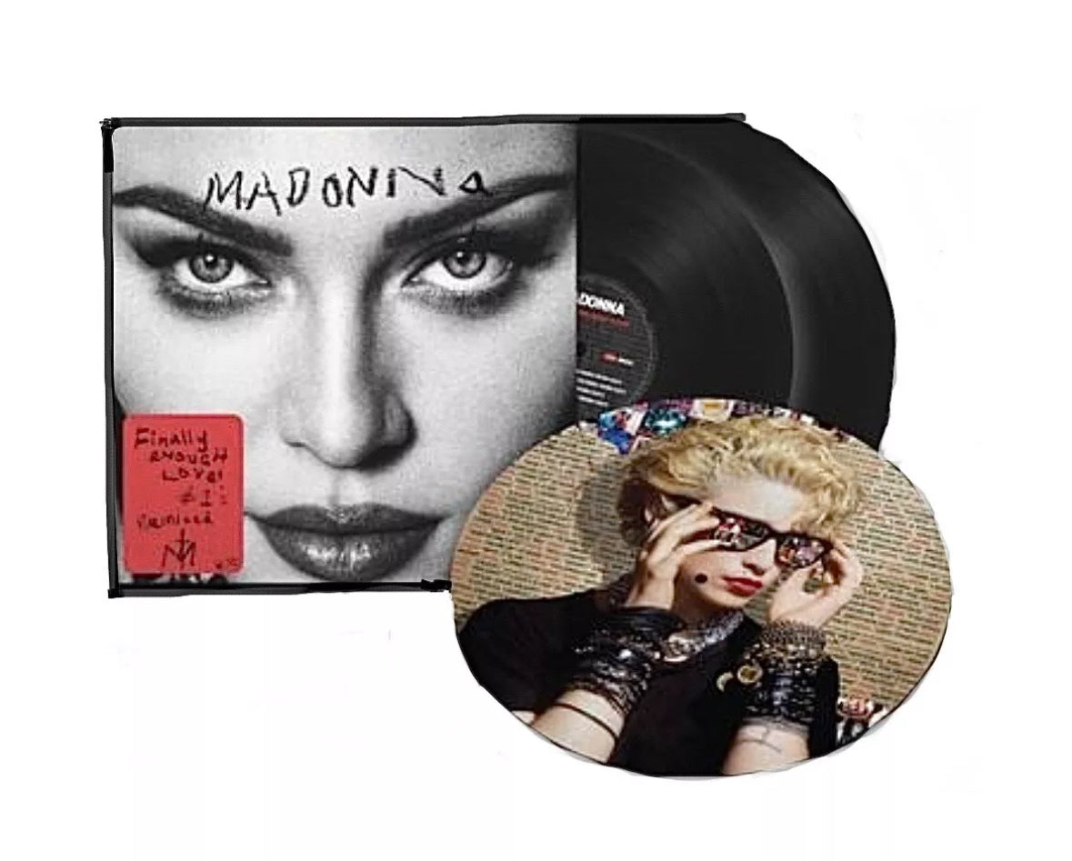 Madonna - FINALLY ENOUGH LOVE, Indie Exclusive Black Vinyl 2 LP with Slipmat