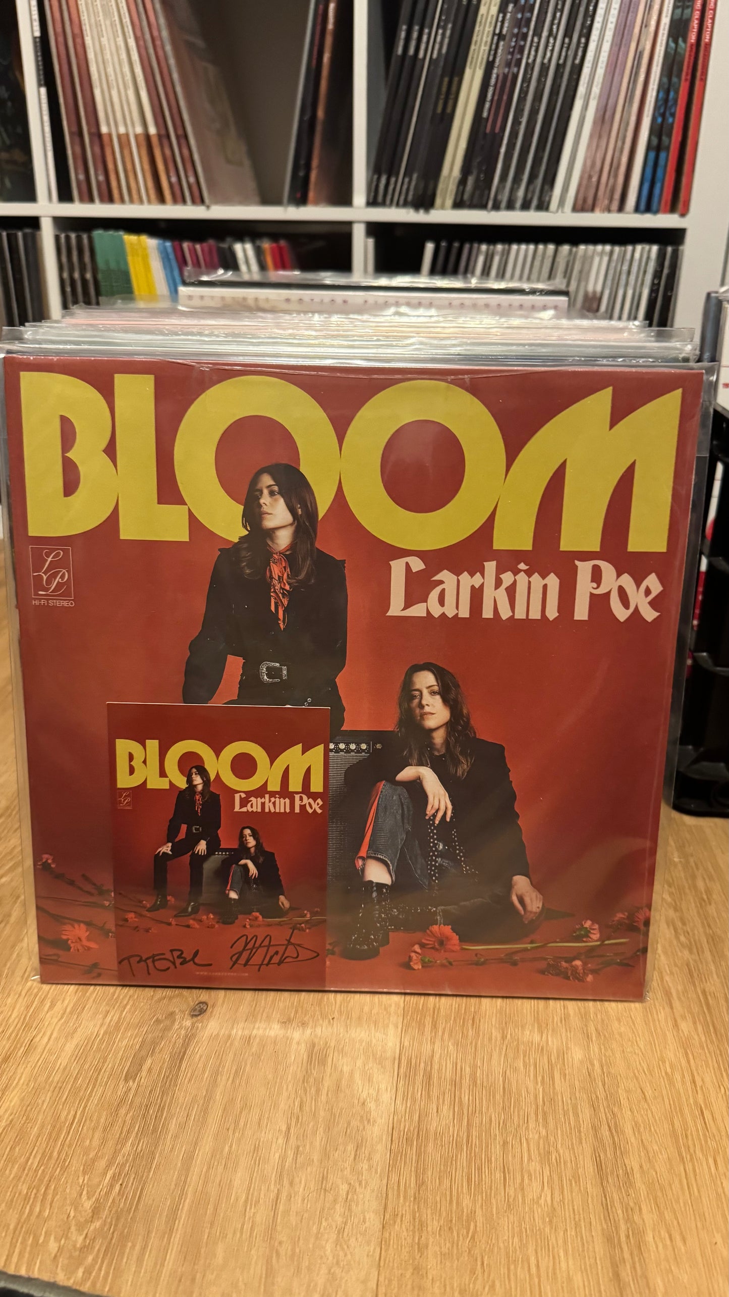 Larkin Poe - BLOOM, Yellow Vinyl (Autographed Art Card)