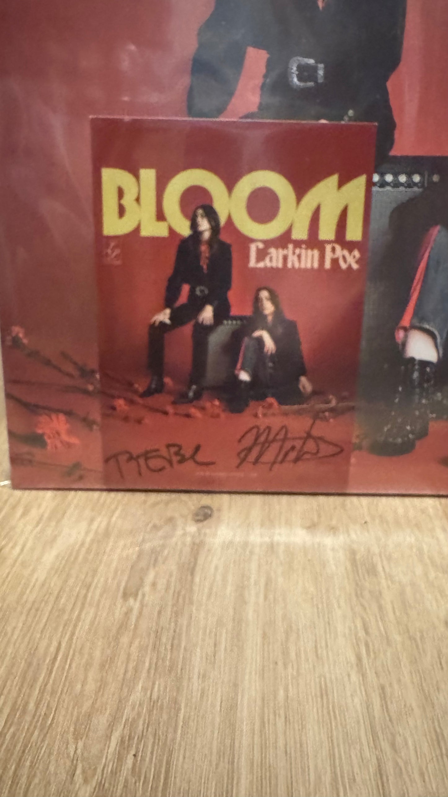 Larkin Poe - BLOOM, Yellow Vinyl (Autographed Art Card)