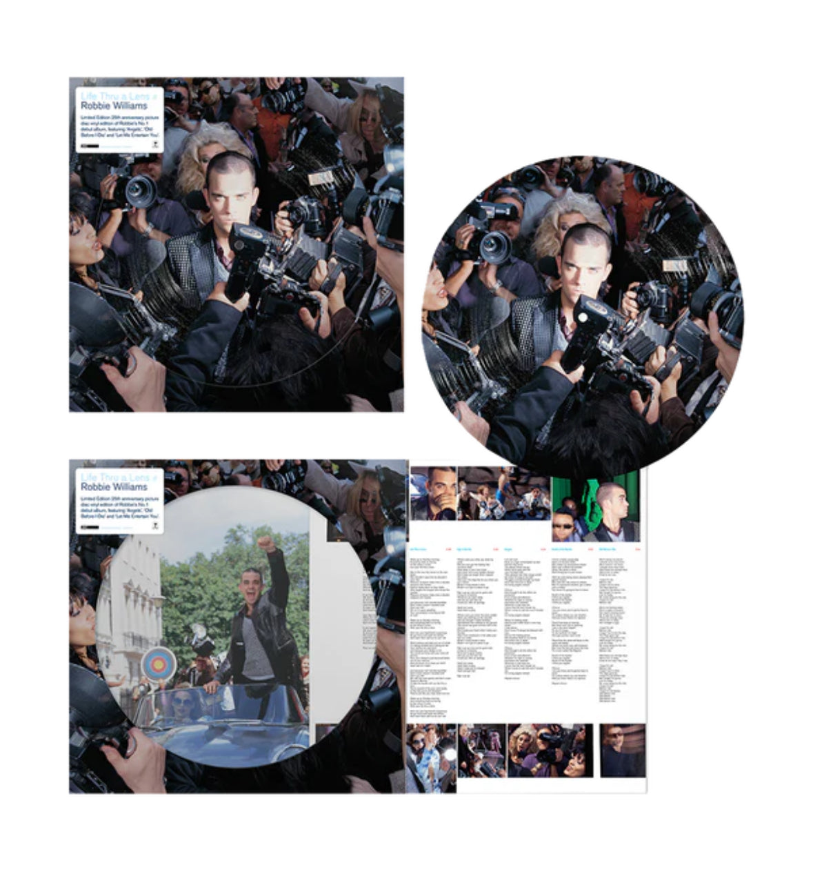 Robbie Williams - Life Thru A Lens 25th Anniversary Limited Edition Picture Disc