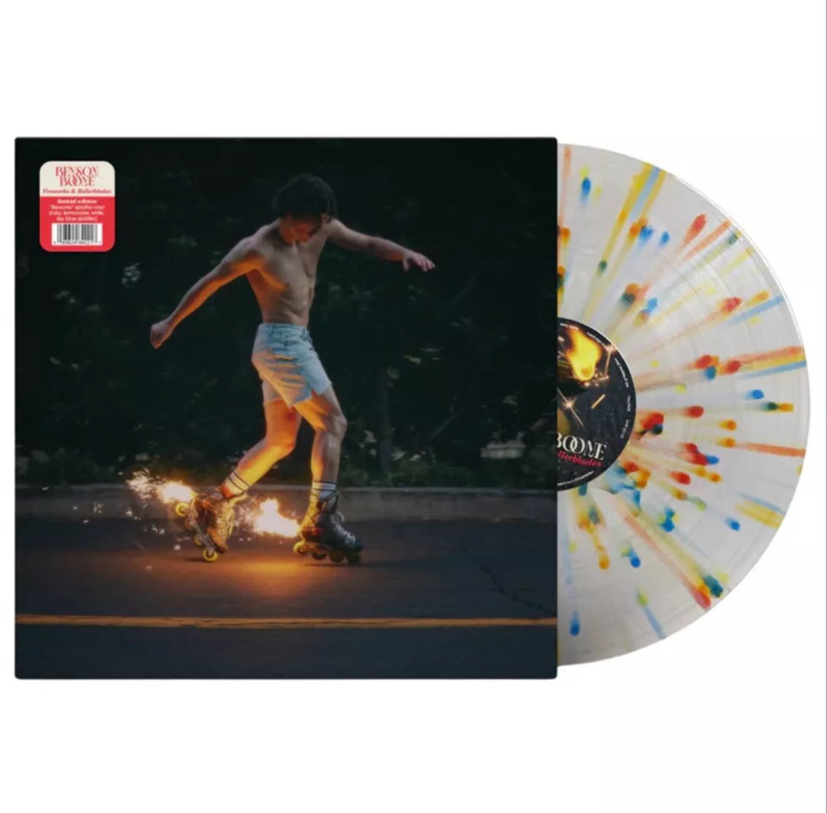 Benson Boone - Fireworks & Rollerblades, Firework Splatter Vinyl