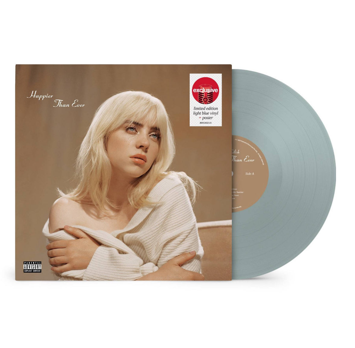 Billie Eilish - Happier Than Ever, Light Blue 2LP Vinyl