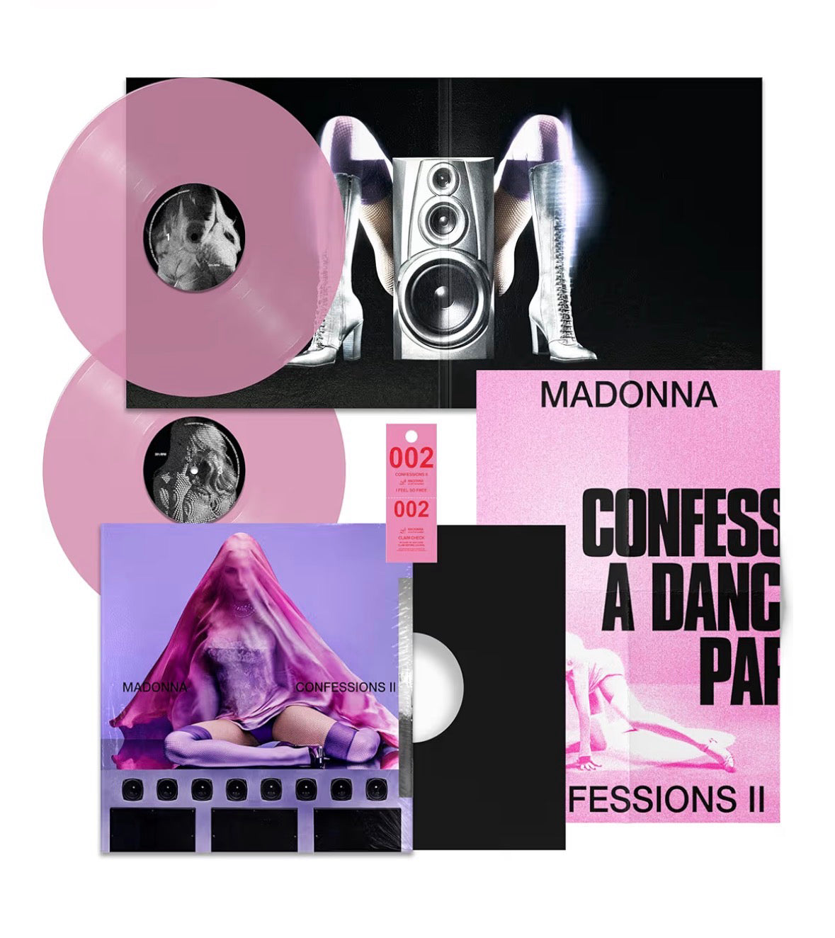 Madonna - Confessions II, Translucent Pink Vinyl, 16 Tracks