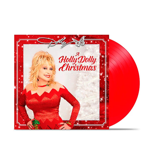 Dolly Parton - A Holly Dolly Christmas Vinyl LP (Red)
