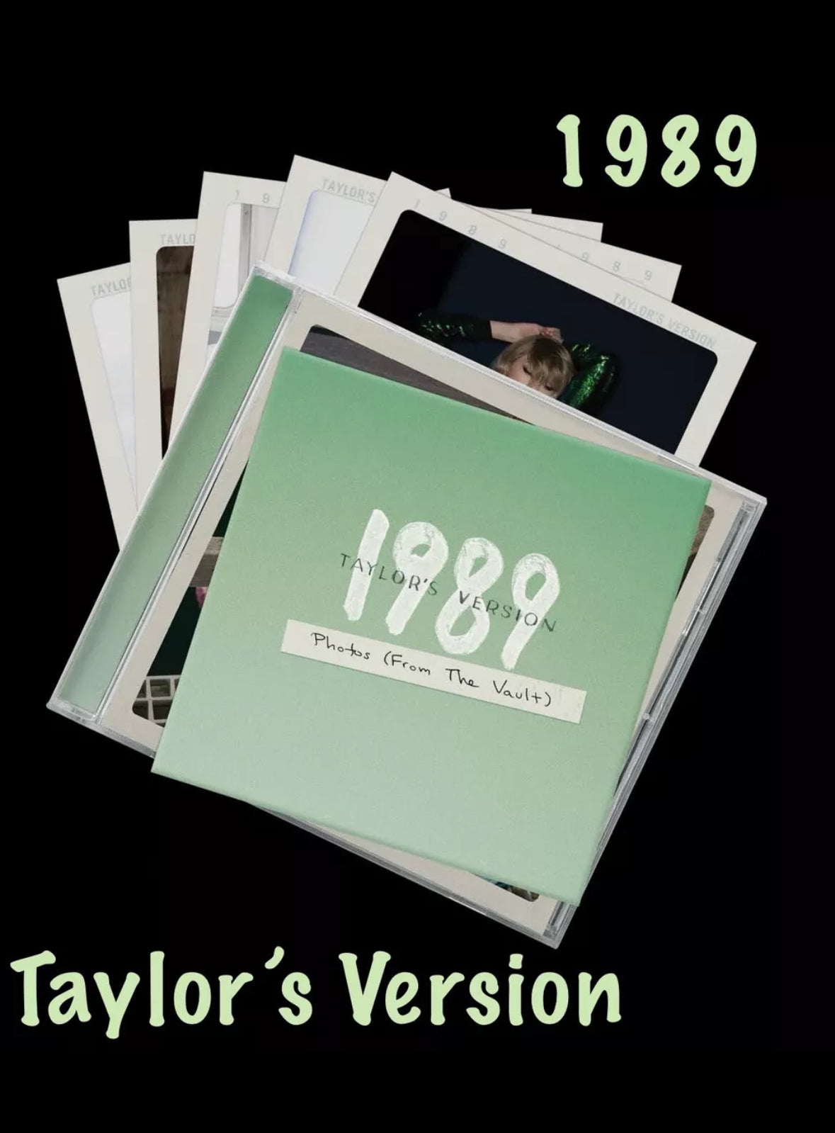 Taylor Swift - 1989 (Taylor's Version) Aquamarine Green, Deluxe Polaroid CD