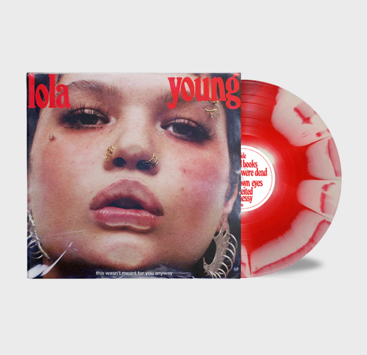 Lola Young - this wasn’t meant for you anyway: limited edition red/white sunburst vinyl