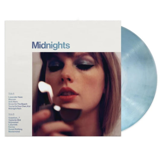 Taylor Swift - MIDNIGHTS Moonstone Blue Marbled Vinyl LP