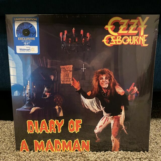 Ozzy Osbourne ‎– Diary Of A Madman (NEW AND SEALED) Limited Edition Blue Swirl